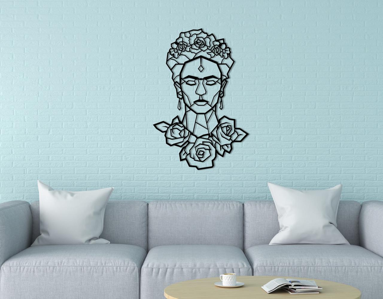Декоративное панно на стену Upwood Decor Frida 88,8х60 см Black (1577458408)