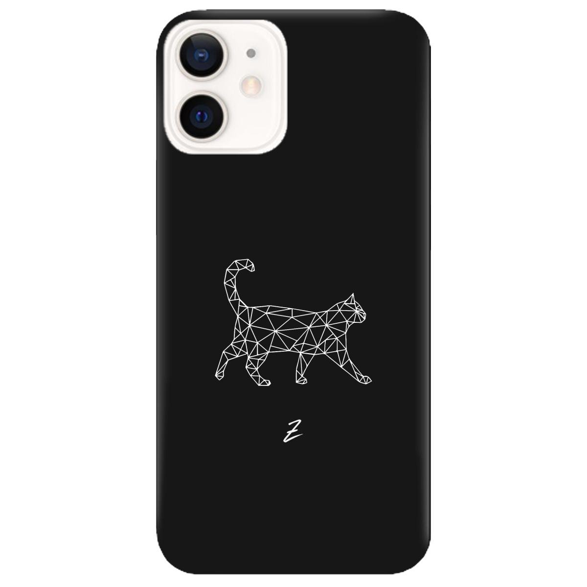 Силиконовый чехол Zorrov для Apple iPhone 12 - White cat (14070050195106110)