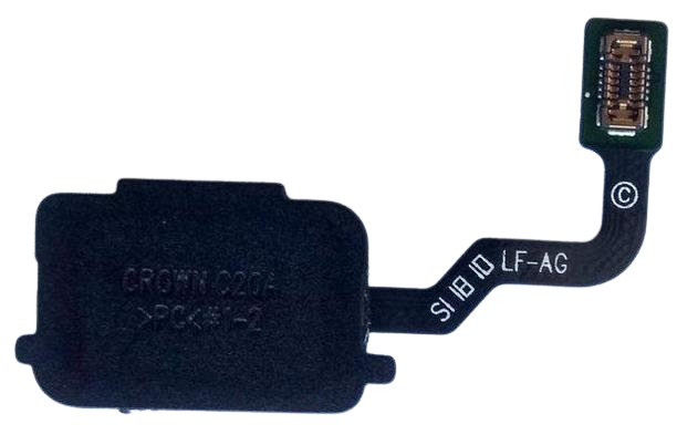 Шлейф Flat Cable основной сканера отпечатка пальца для Samsung N960/Note 9 Touch ID Черный (000045462)