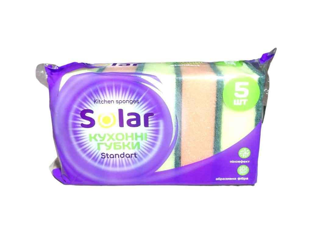 Губки кухонные Solar Standard 5 шт. (953496)