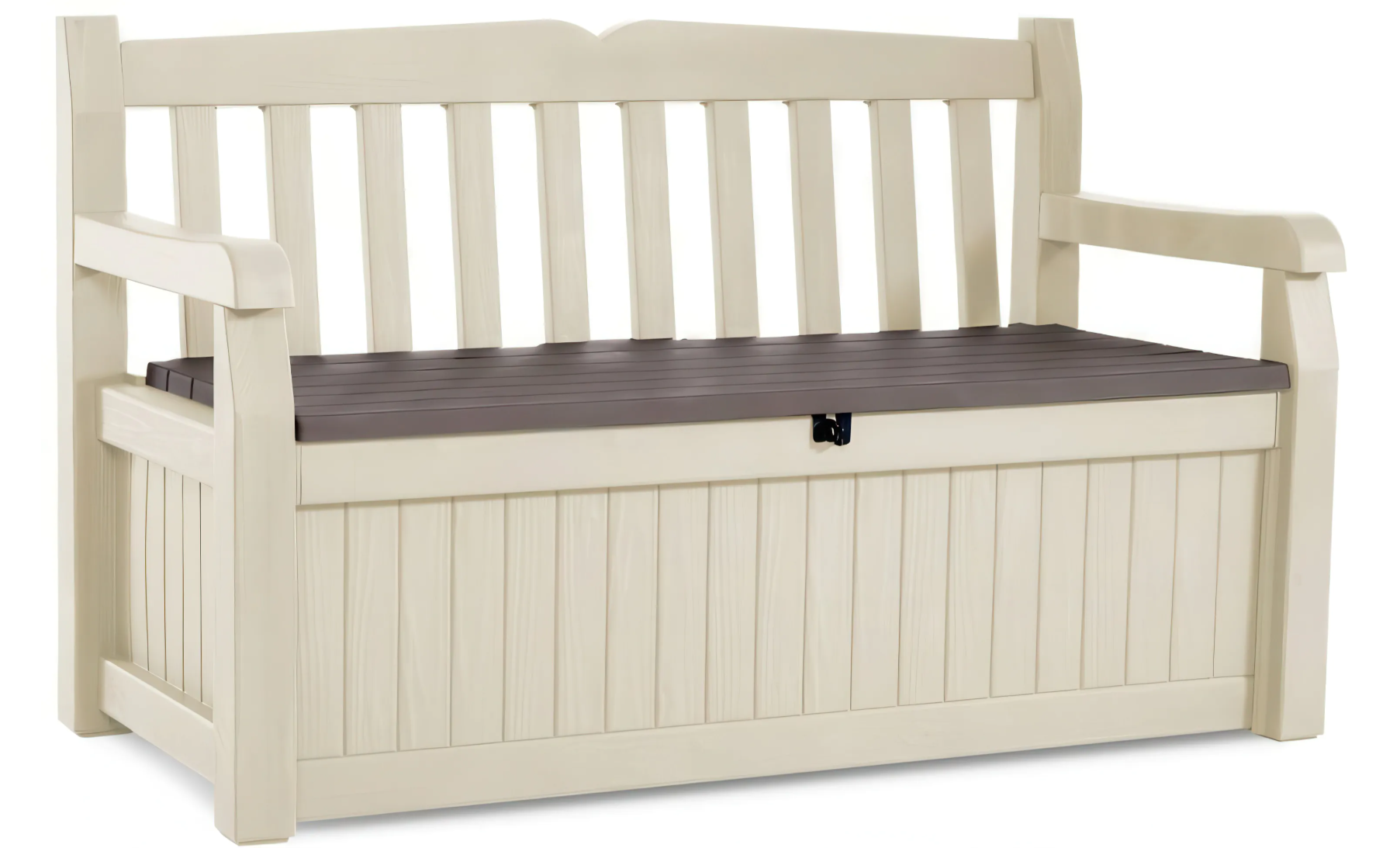 Скамейка-ящик Keter Eden Garden Bench 265 л бежевая (230398)