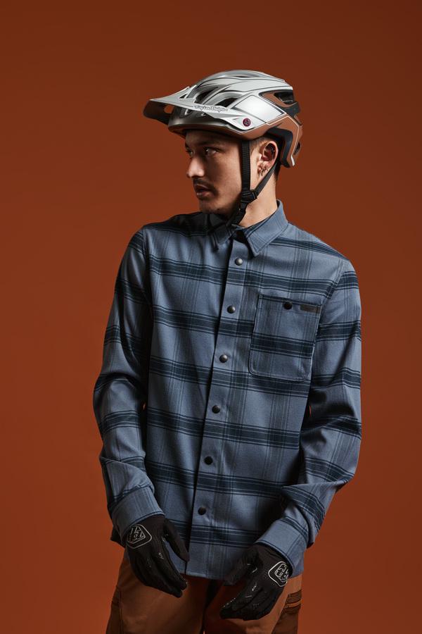 Сорочка TLD Grind Flannel Stripe M Blue Mirage (827260013) - фото 4