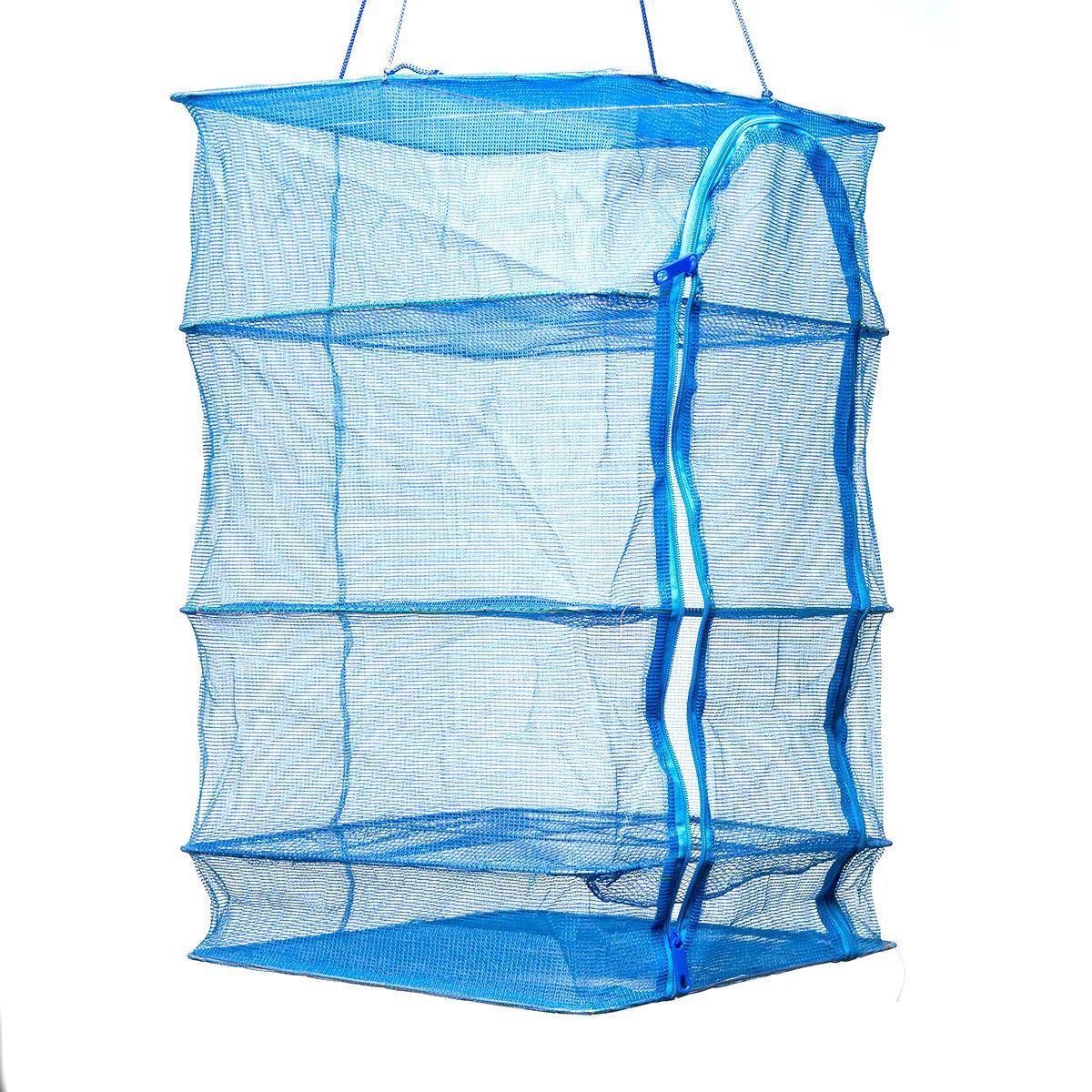 Сушарка підвісна 3-ярусна сітчаста для риби/грибів/ягід/трав 45x45x70 см (opt-20952) - фото 5