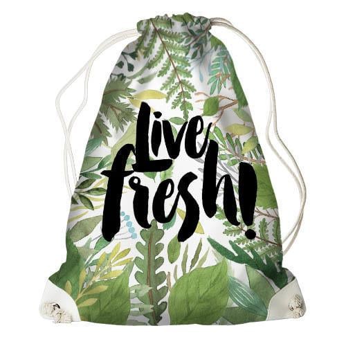 Рюкзак-мешок Presentville Live fresh (RM 16J015 WH)