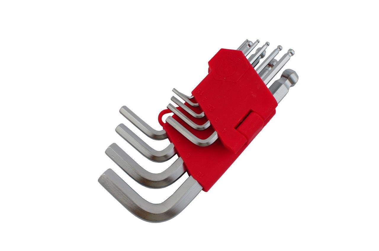 Набор ключей шестигранных Intertool 9 шт. с шаром (HT-0605)