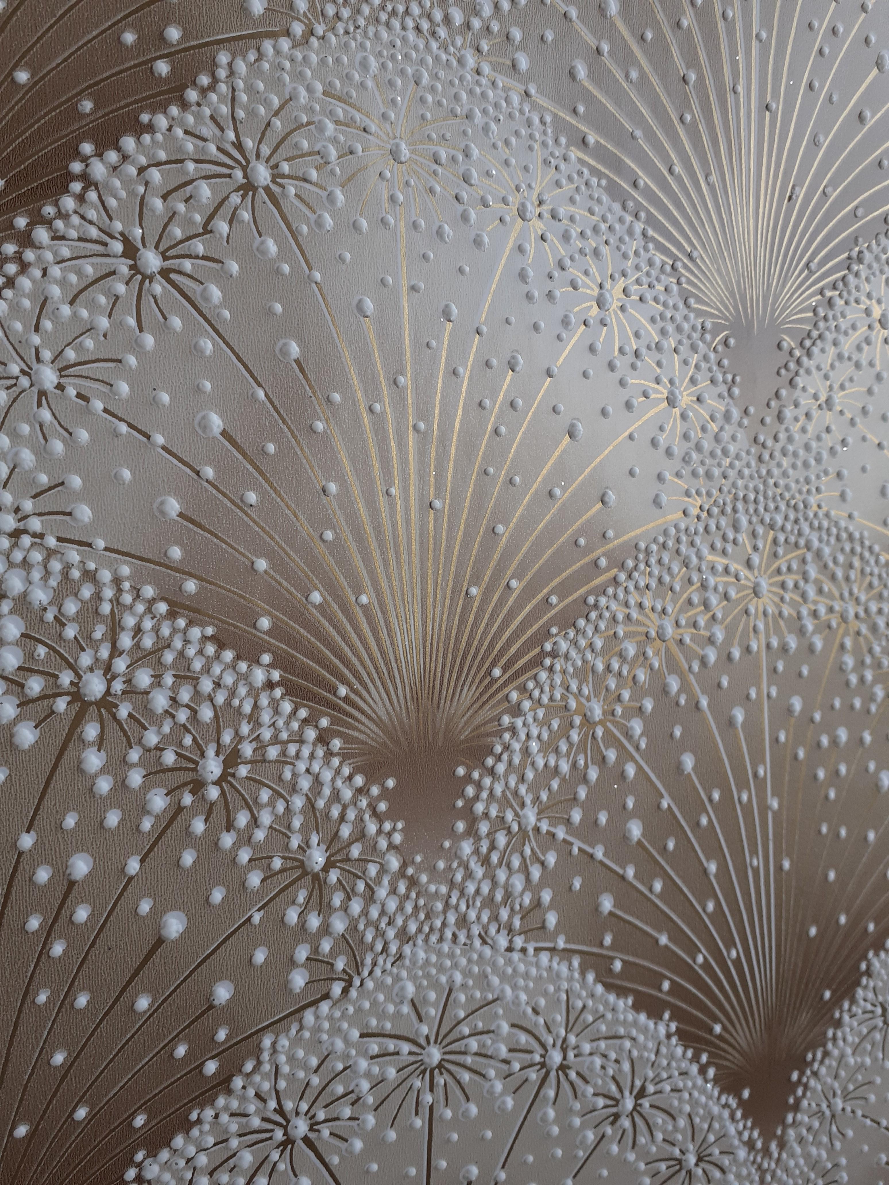 Обои бумажные акриловые V.I.P. Континент Талли Светло-бежевый (30212 G) - фото 8