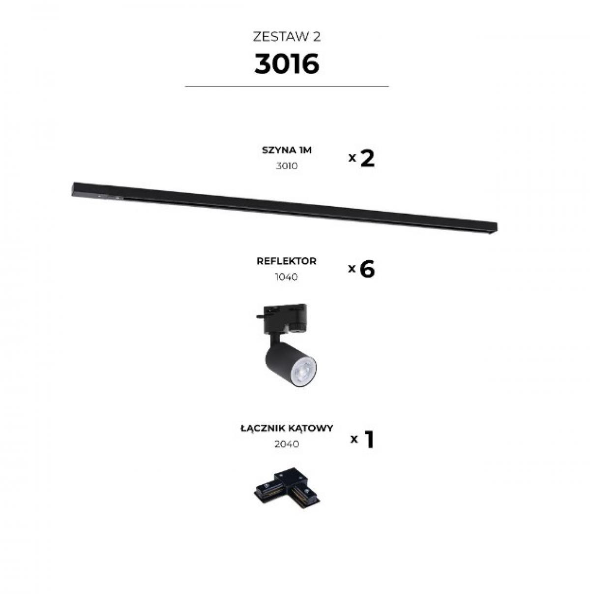 Трековая система 3016 Zestaw 2 Black (ZML_3016) - фото 2 Трековая система 3016 Zestaw 2 Black (ZML_3016) - фото 2