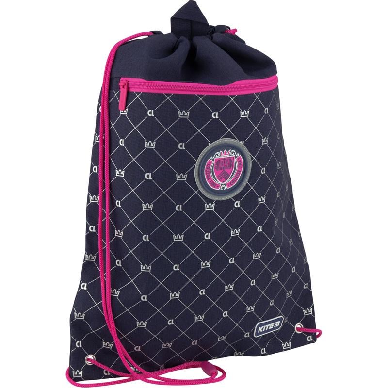 Сумка для обуви KITE College line с карманом 46x33 см Темно-синий (K20-601M-5)