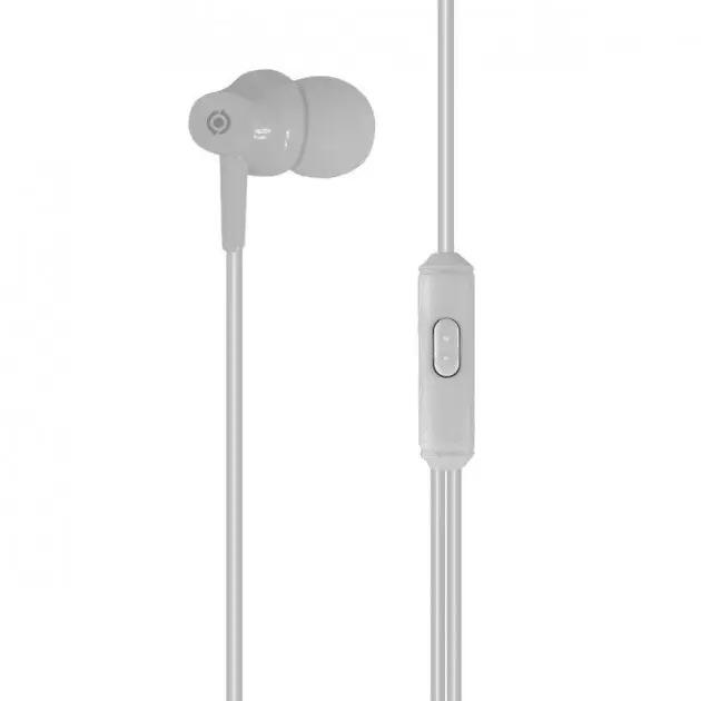 Гарнитура проводная Piko EP-102WTM 3,5 мм с микрофоном на проводе White (1283126477782) - фото 3