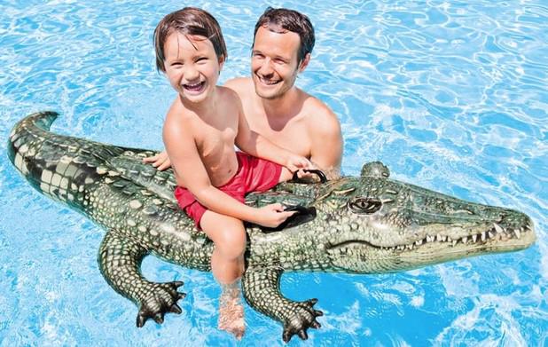 Пліт надувний Intex 57551 Алігатор 170х86 см (414719) - фото 6