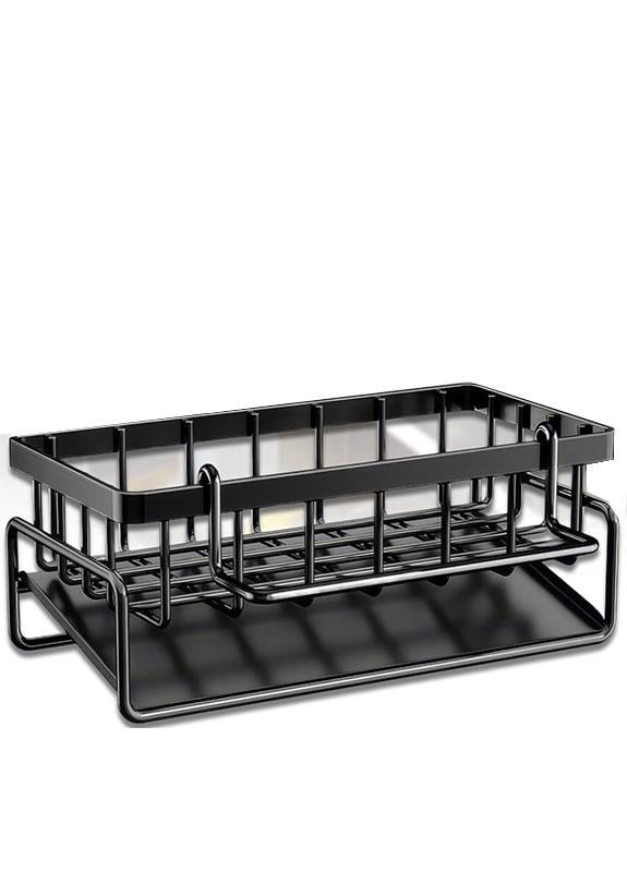 Органайзер для хранения губок и кухонных принадлежностей Good Idea SKLM-8 многофункциональная для раковины Черный (6544ОД)
