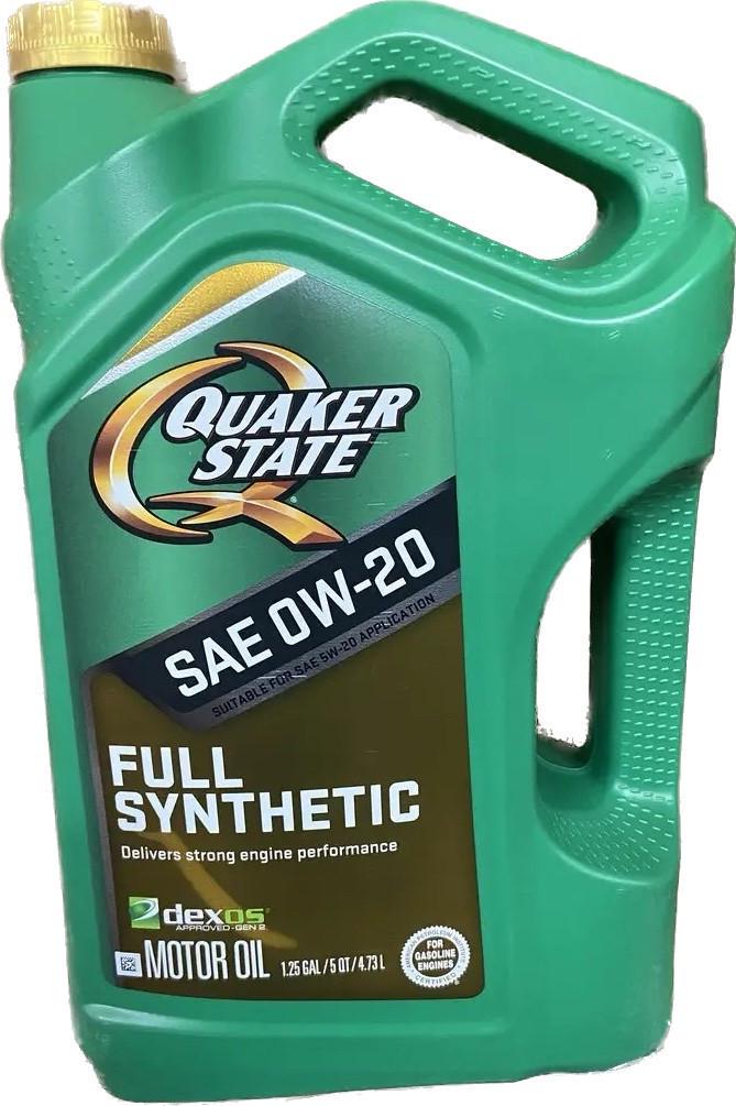 Моторное масло Quaker State Full Synthetic 0W-20 4.73 л (550046181)