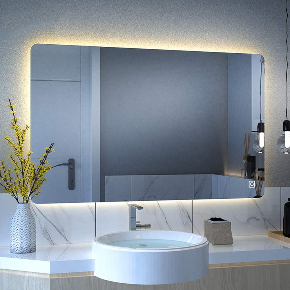 Зеркало Dim Dzerkal PADA с LED-подсветкой и сенсорным управлением 50х70 см (9886)