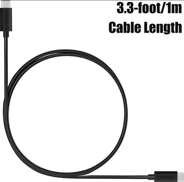 Кабель Choetech type-c/type-c PVC cable 1 м (CC0002) - фото 4 Кабель Choetech type-c/type-c PVC cable 1 м (CC0002) - фото 4