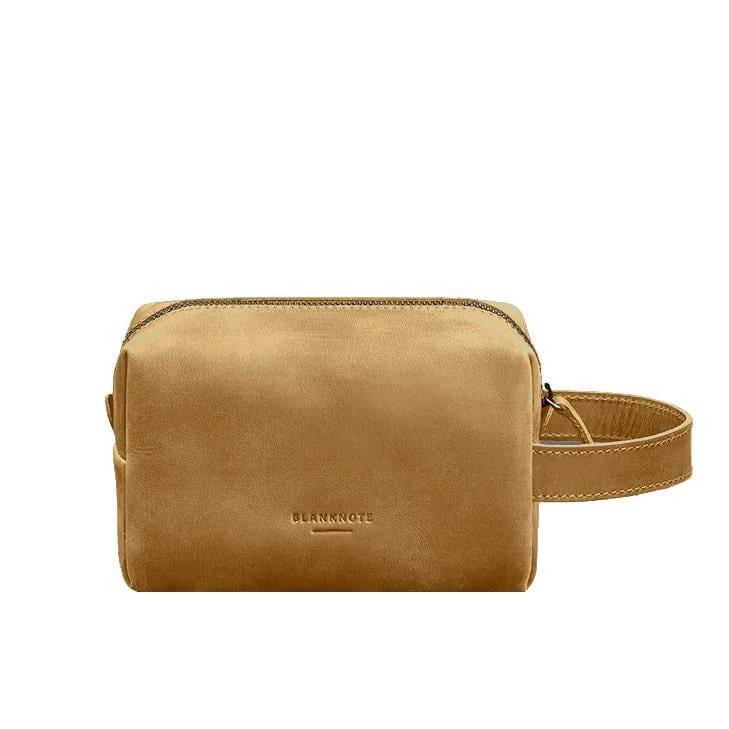 Косметичка-несесер шкіряна 5.0 Crazy Horse Жовтий (A-027452)