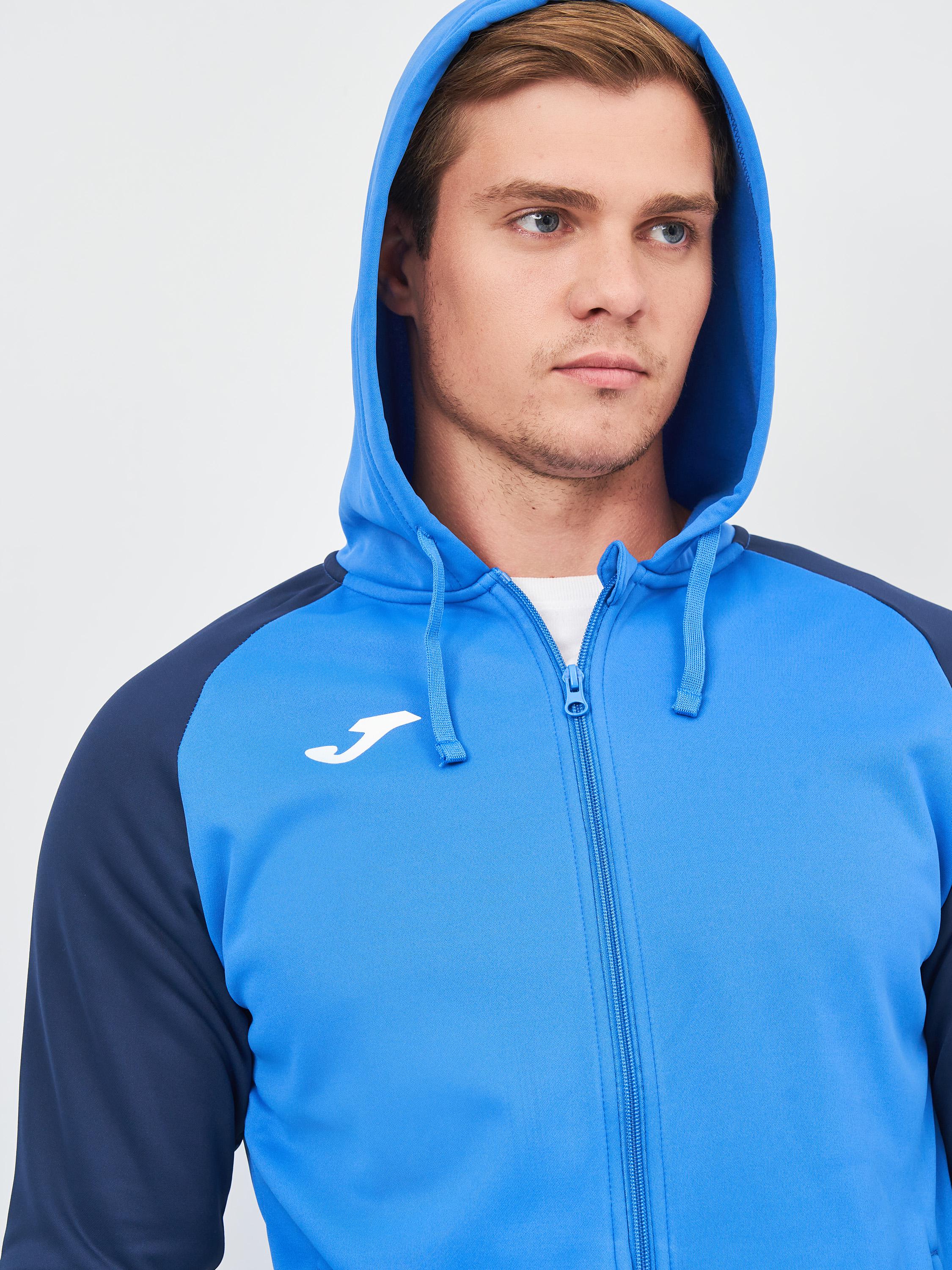 Олимпийка Joma 101967.703 Academy Iv Zip-Up Hoodie 3XS Royal Navy (8424309452834) - фото 5