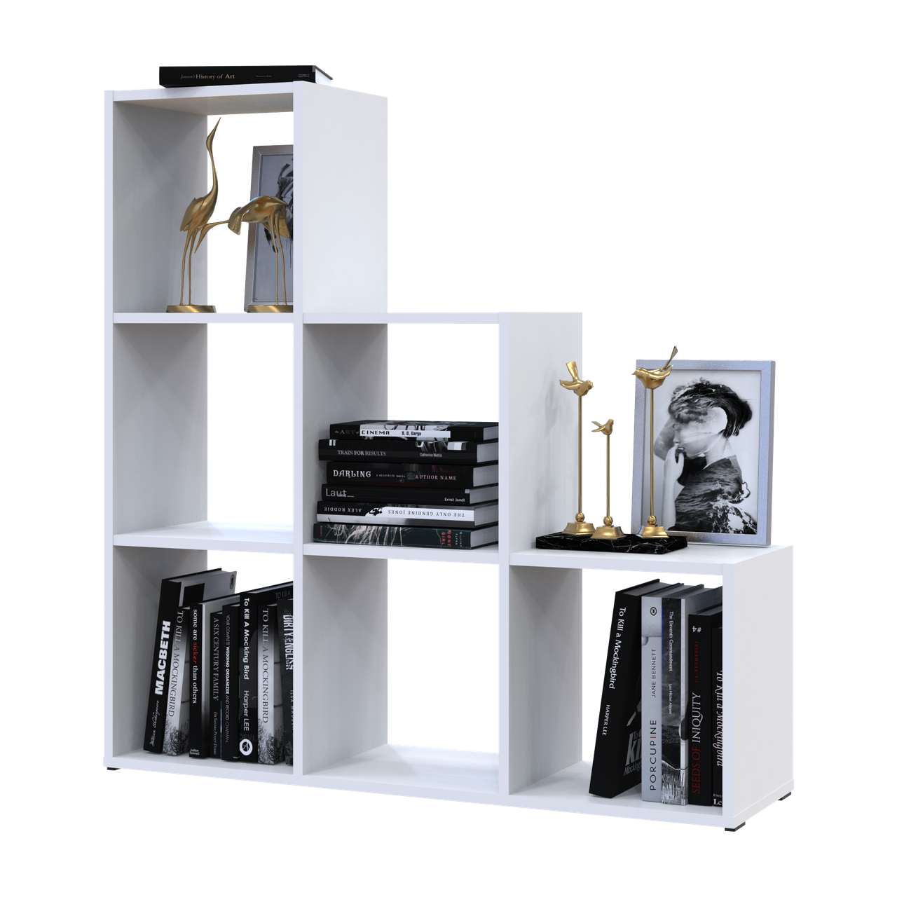 Стелаж Doros Степ 3х3 Білий відкритий 102,6х28,8х106,1 см (41516161)