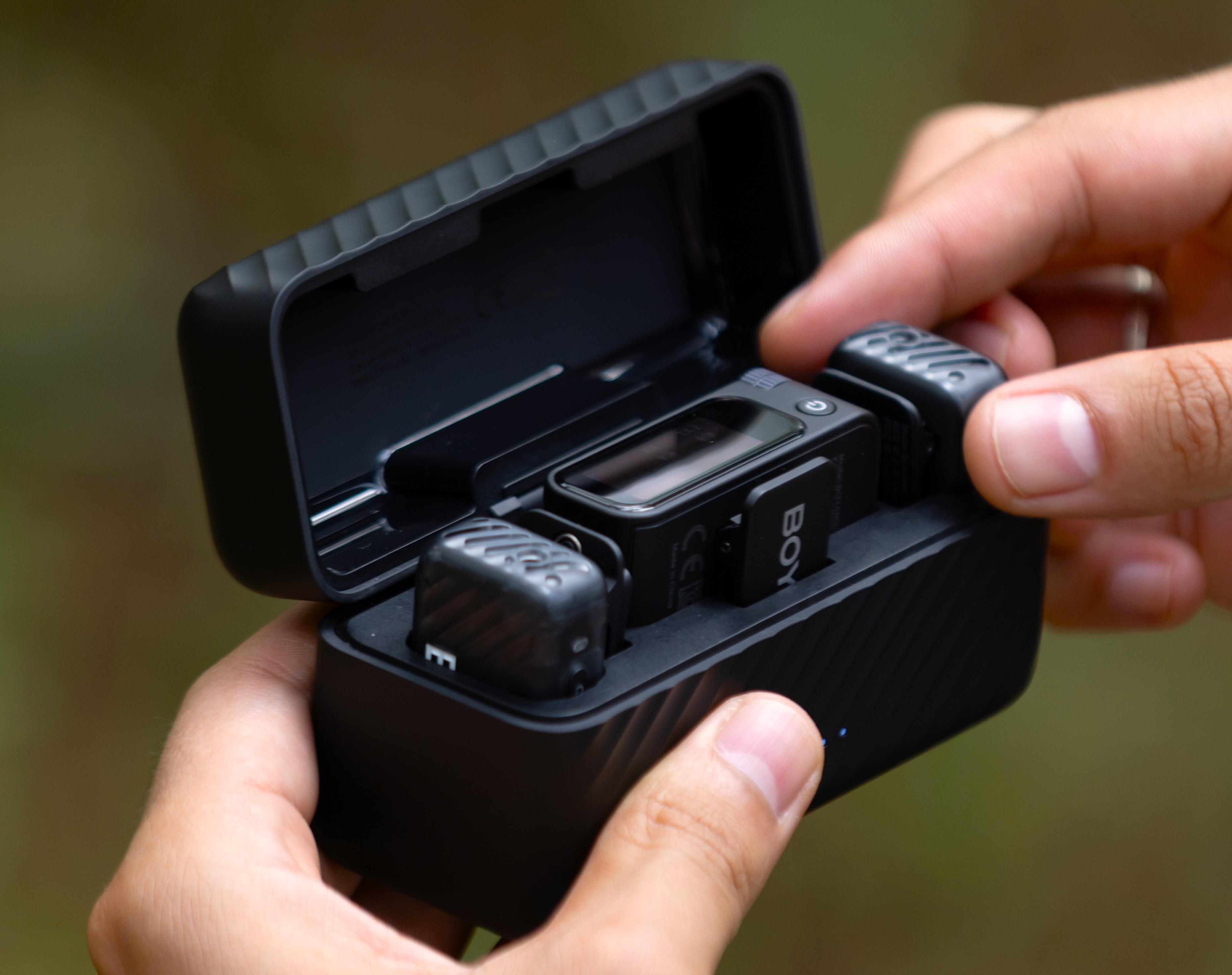 Микрофон петличный Boya BOYAMIC 2-02 2025 Type-C+3,5 мм TRS с зарядным кейсом (50056) - фото 9