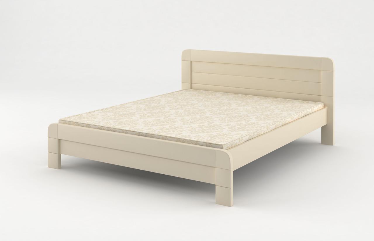 Кровать двуспальная MebiGrand Тоскана 180х200 см Айвори (DMBG-1652)