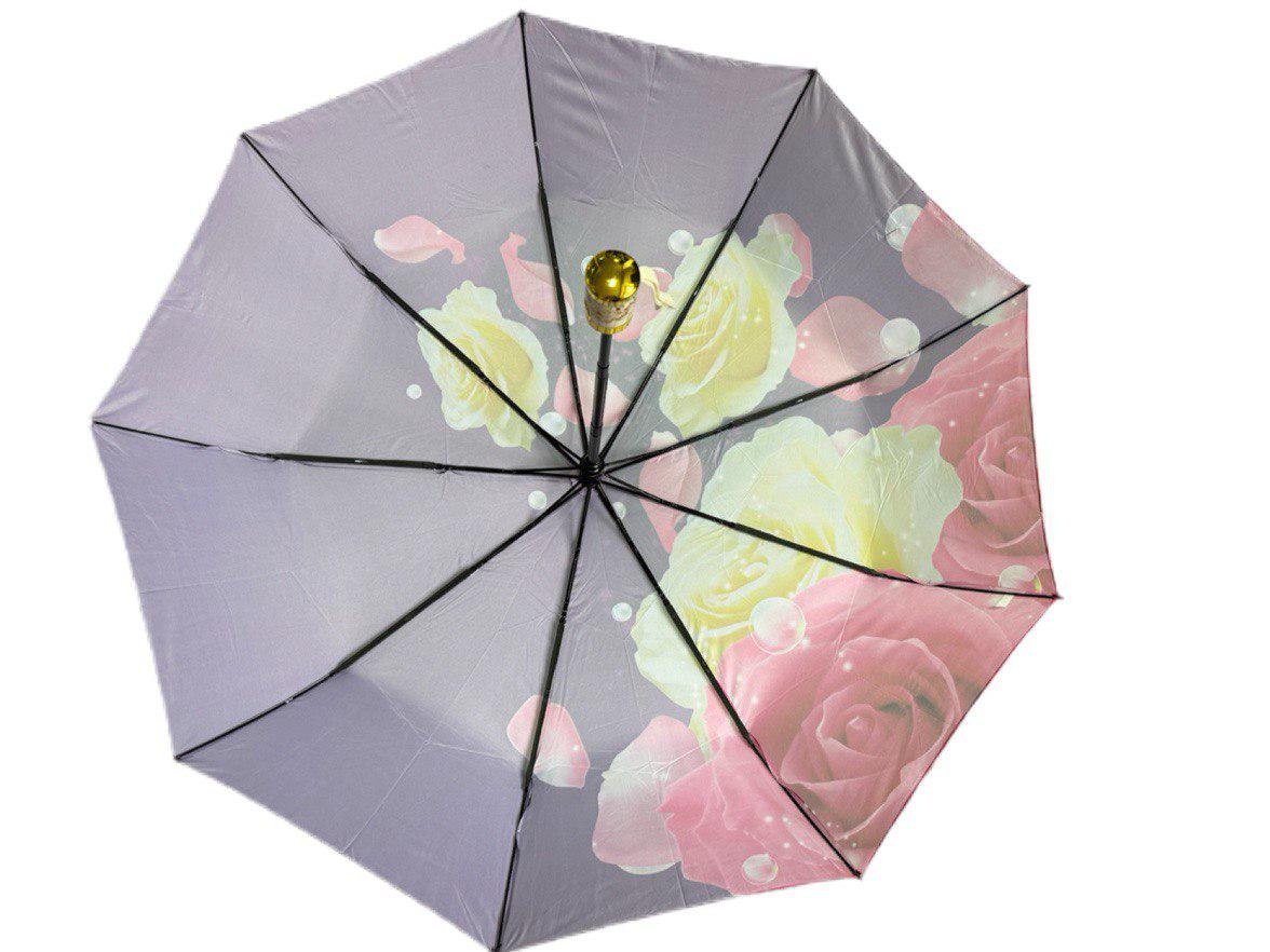 Парасолька жіноча автоматична Rain Flowers з квітковим принтом анти-вітер 9 спиць (1080) - фото 6 Парасолька жіноча автоматична Rain Flowers з квітковим принтом анти-вітер 9 спиць (1080) - фото 6