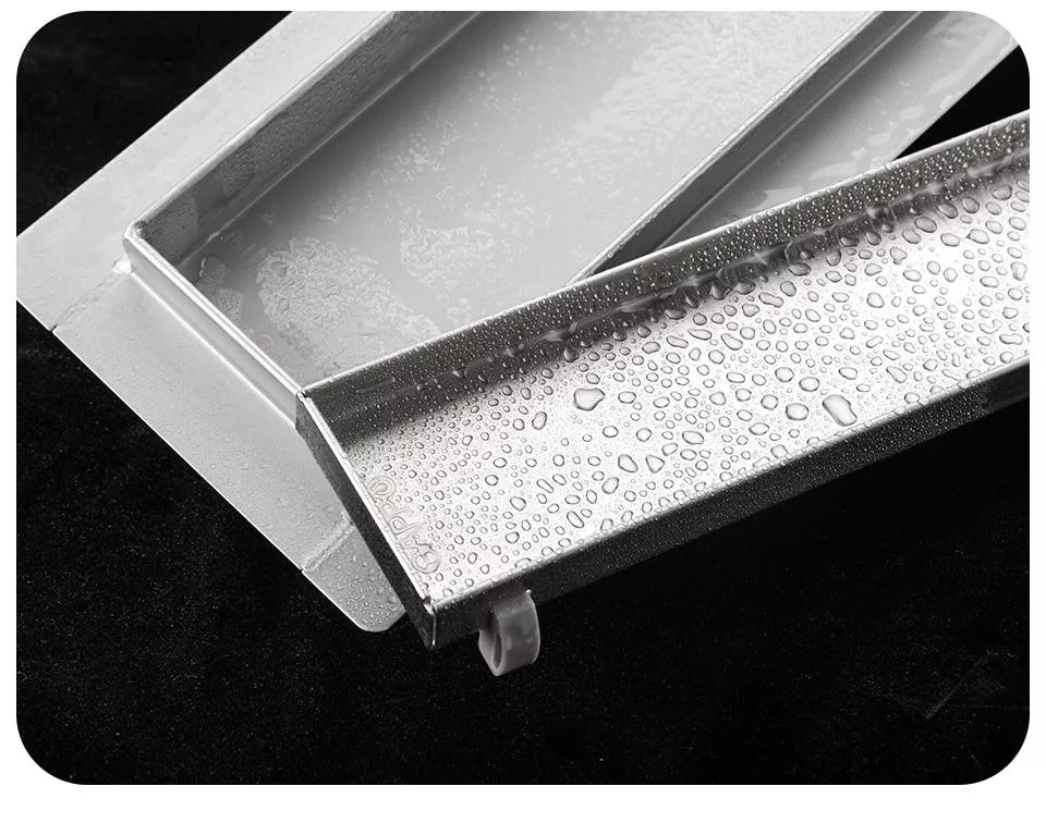 Трап душевой под плитку Gappo G88007-4 поворотный сифон 70х800 мм (1043857) - фото 4