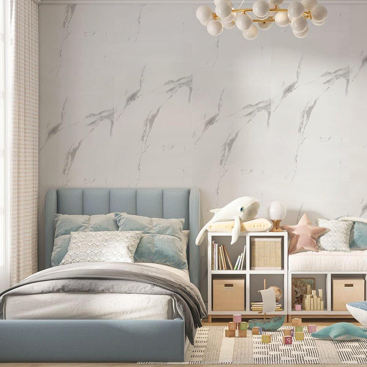 Шпалери на самоклейці D 2800х500х1,5 мм Білий мармур (SW-00001504) - фото 7 Шпалери на самоклейці D 2800х500х1,5 мм Білий мармур (SW-00001504) - фото 7