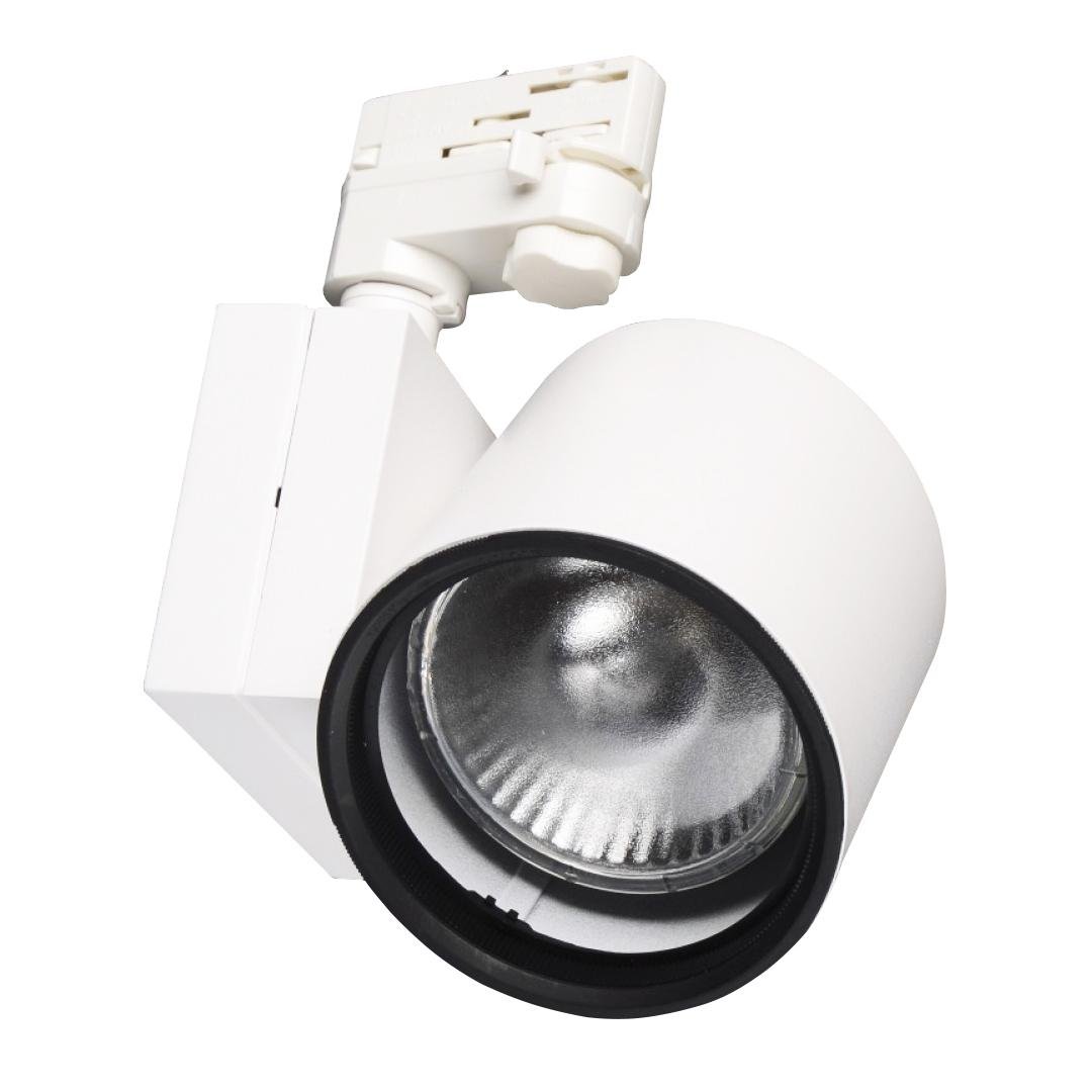 Світильник трековий поворотний Brille під лампу KW-2/70W E27 WH (L105-005)