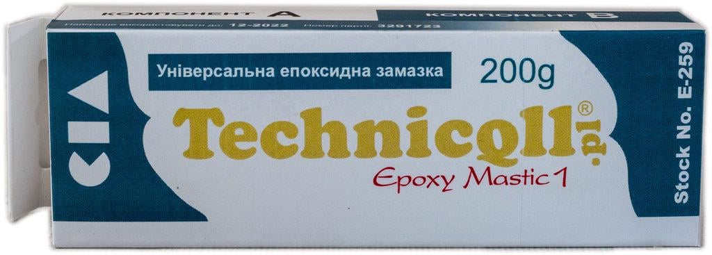 Клей холодне зварювання універсальний Technicqll пластилін 200 г (000034065)