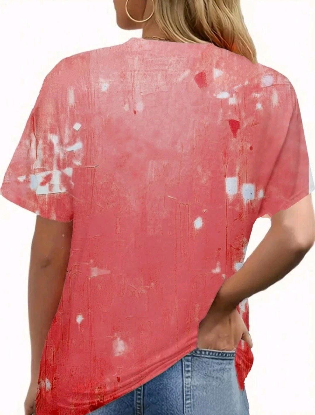 Футболка жіноча SUMMER із забавним малюнком DOG S/M Кораловий (27342980) - фото 2 Футболка жіноча SUMMER із забавним малюнком DOG S/M Кораловий (27342980) - фото 2