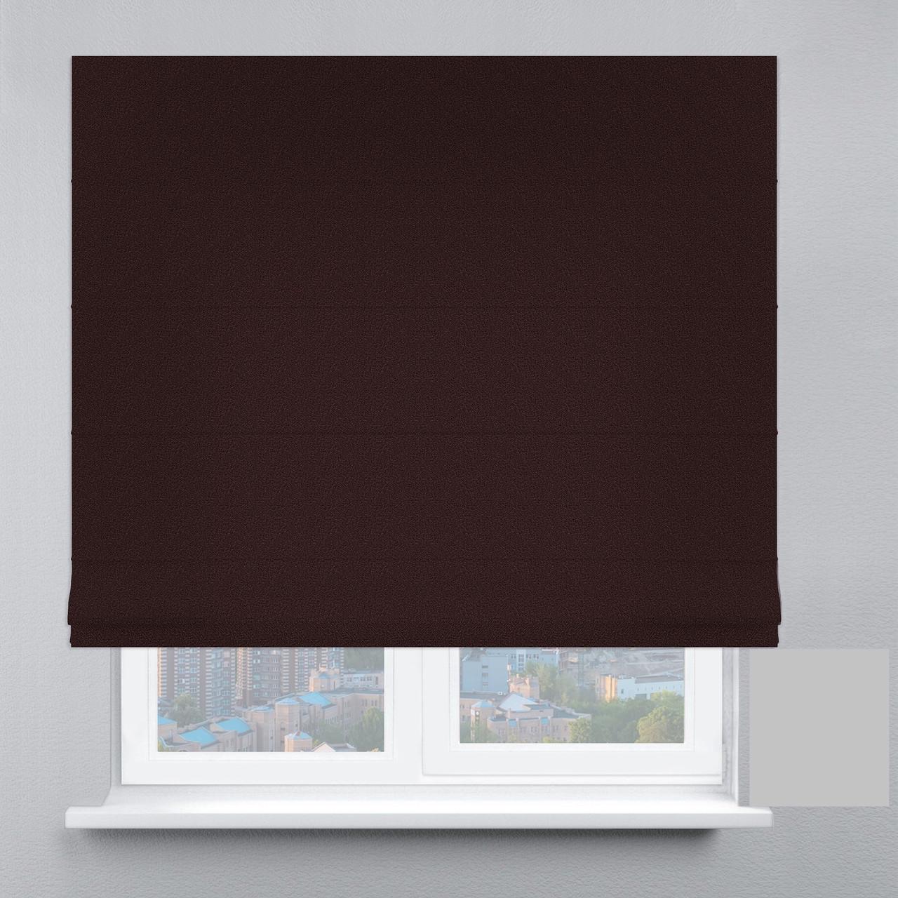 Римская штора софт люкс 110х170 см Шоколадный