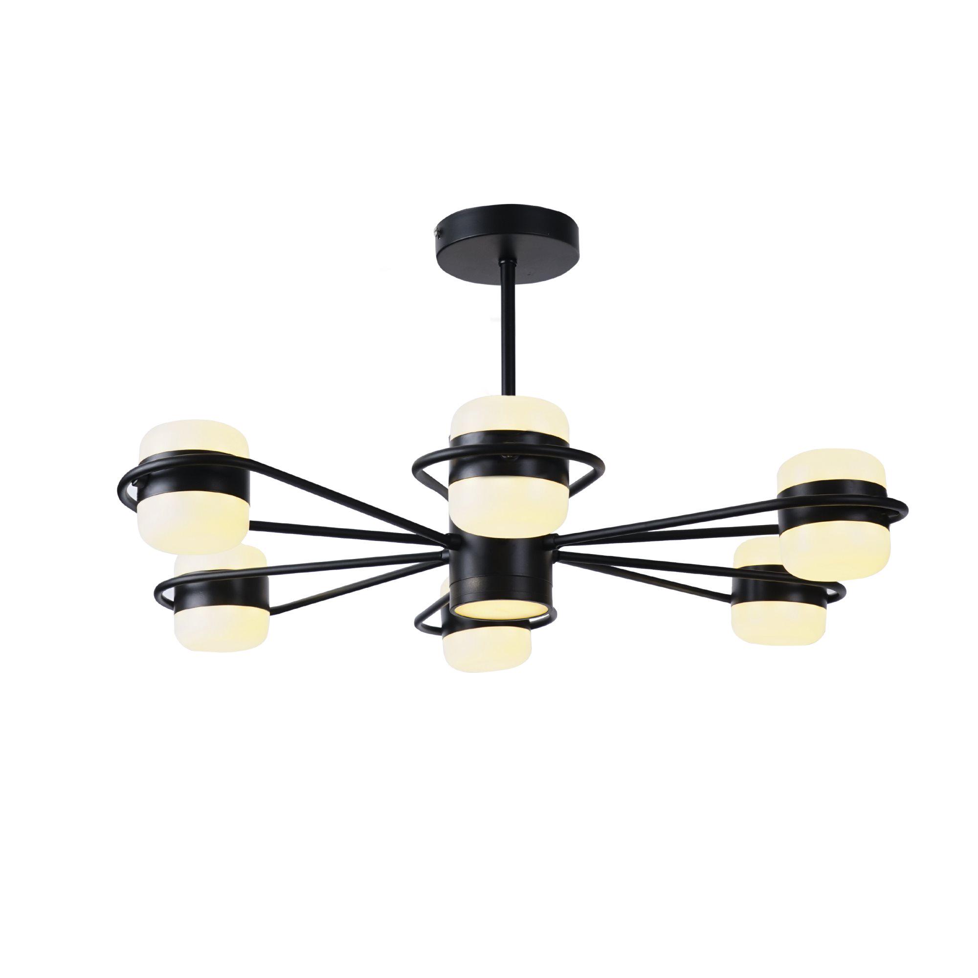 Люстра светодиодная акриловая Sirius B N4557/6 BK - фото 4 Люстра светодиодная акриловая Sirius B N4557/6 BK - фото 4