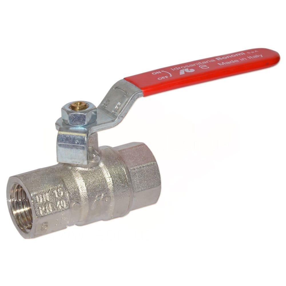 Кран шаровой Bonomi Missouri 1" ВВ прямой латунь (79510108) Кран шаровой Bonomi Missouri 1" ВВ прямой латунь (79510108)