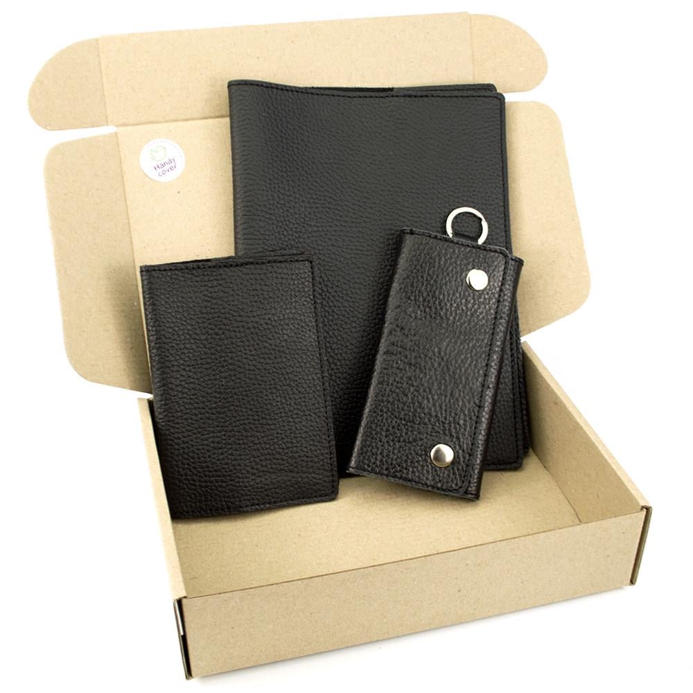 Подарочный набор мужской HandyCover №25 3 предмета Черный флотар