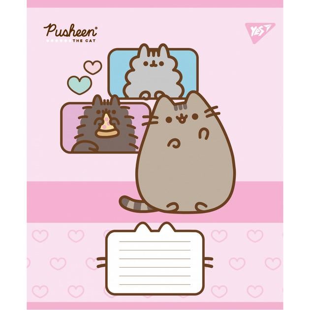 Тетрадь ученическая YES Pusheen Funny А5/18 кл. (767605) Тетрадь ученическая YES Pusheen Funny А5/18 кл. (767605)