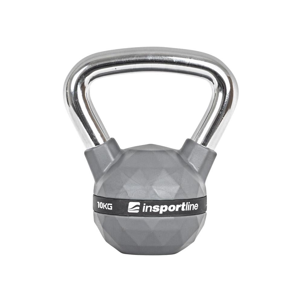 Гиря с резиновым покрытием inSPORTline Kettlebell PU 10 кг (299913)