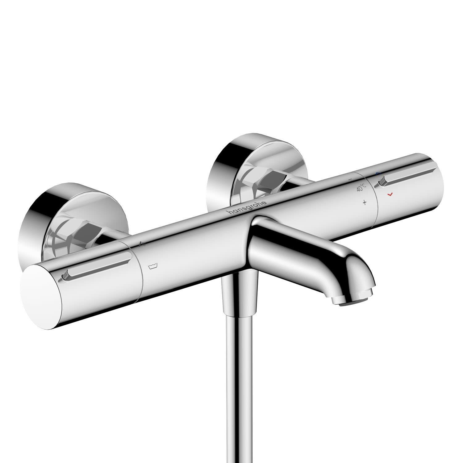 Смеситель для ванны Hansgrohe Ecostat 13347000 с термостатом Хром (232459)