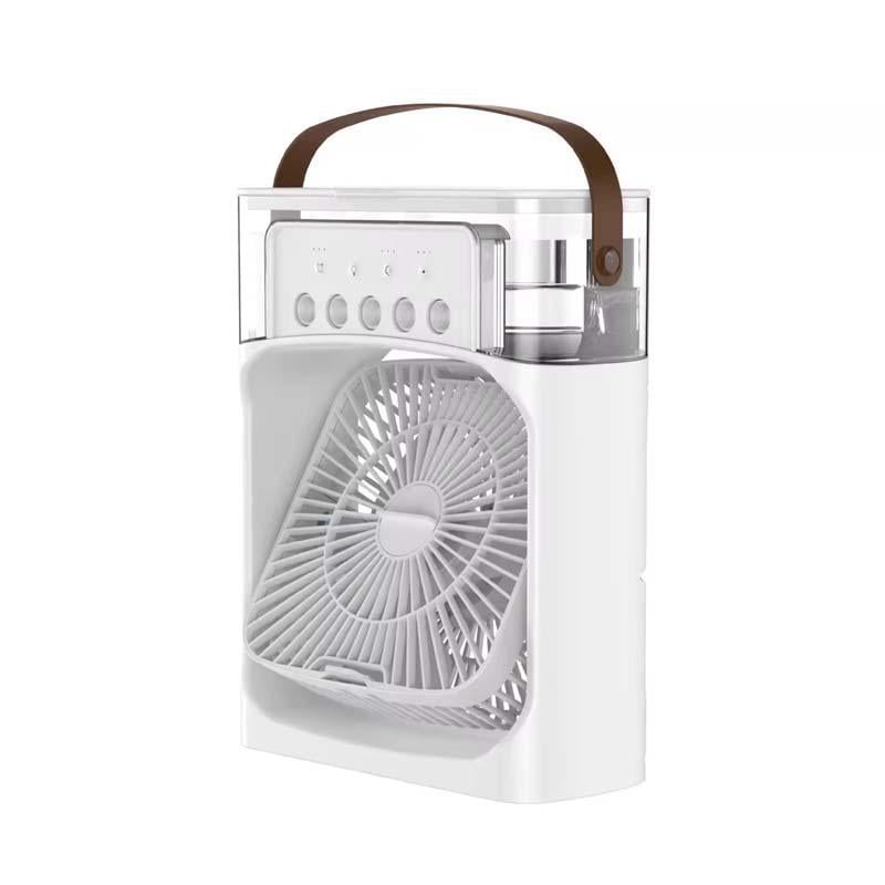 Вентилятор портативный Mini fan 3в1 с увлажнителем воздуха и подсветкой 3 скорости (16521)