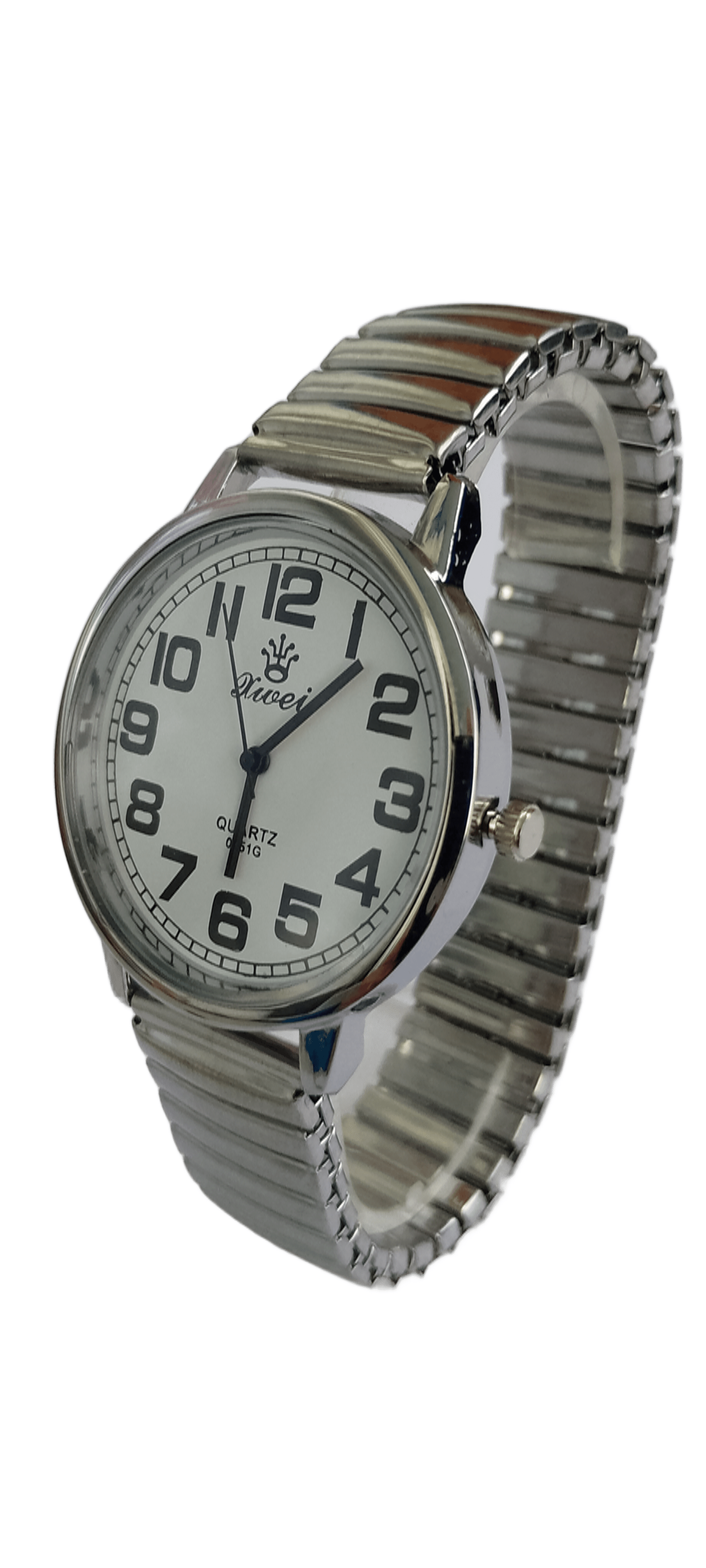 Наручные часы мужские Xwei на металлическом браслете d 40 мм Silver/White/Silver (4127)