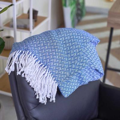 Плед оскар 140x200 см Синий - фото 3