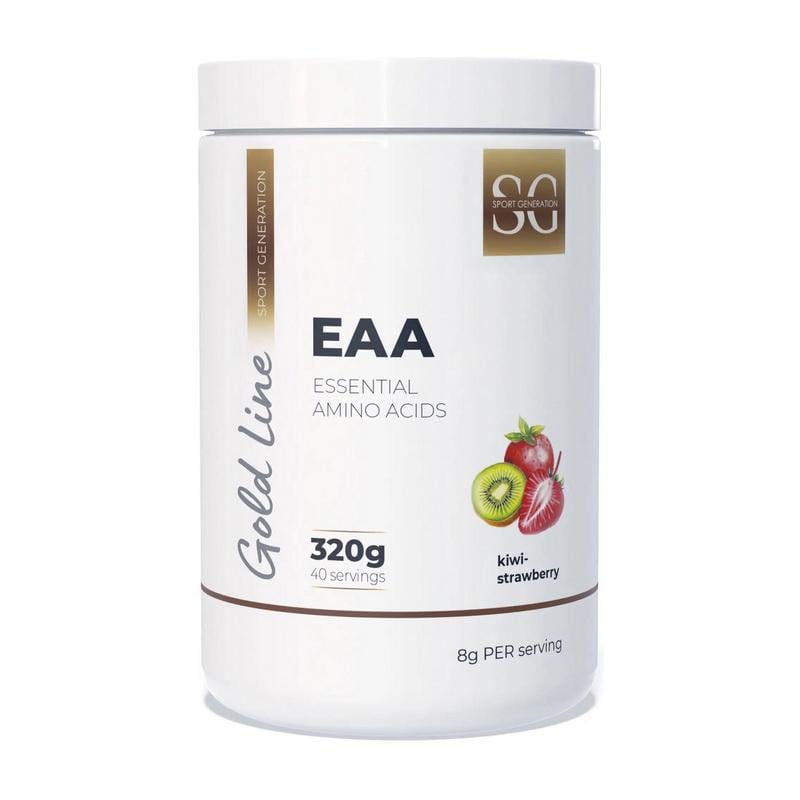 Аминокислоты Sport Generation Gold Line EAA из BCAA 4:1:1 320 г 40 порций Киви-клубника