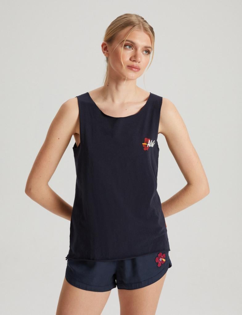 Топ женский Diverse CLTN JING L Синий (5902598990952)