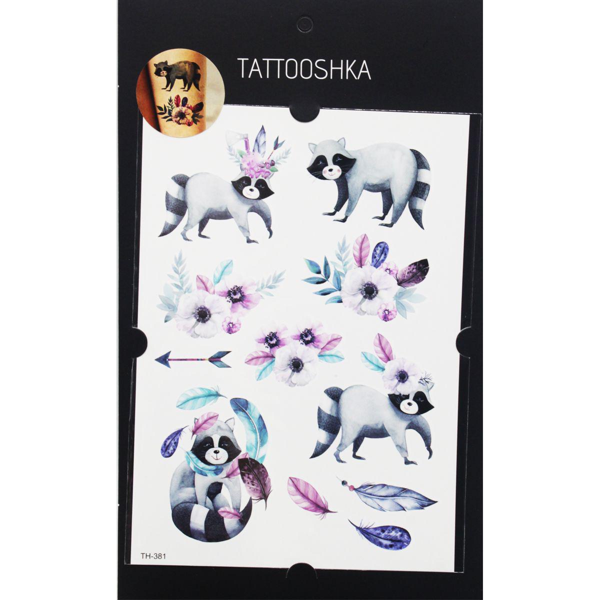 Детские тату Еноты (187838)