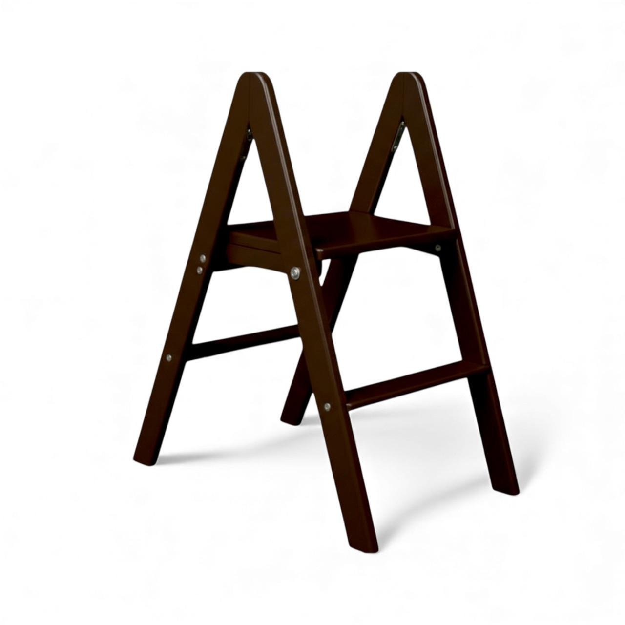 Табурет-лестница деревянный Студія Дерева Вільха бытовой двухсторонний 2 ступеньки Шоколадный (31002887) - фото 3 Табурет-лестница деревянный Студія Дерева Вільха бытовой двухсторонний 2 ступеньки Шоколадный (31002887) - фото 3