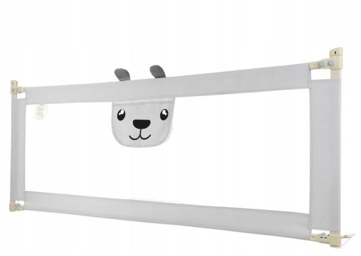 Бортик для ліжка PupyHou 200 см Сірий