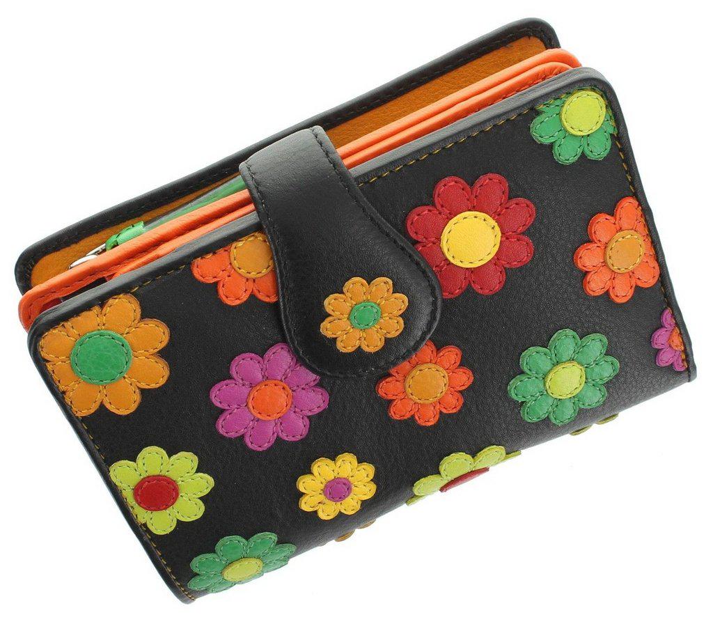 Кошелек женский кожаный Visconti DS82 Spanish BLK/PACE