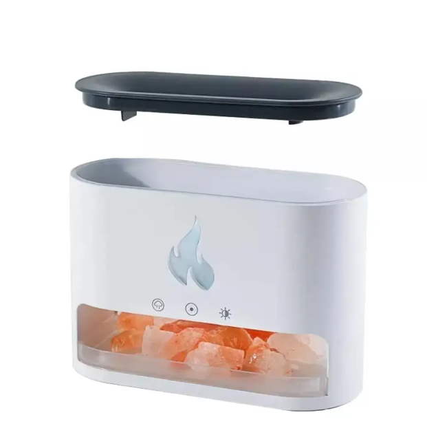 Увлажнитель воздуха Aroma Diffuser с эффектом пламени Белый (11-1-16290/1)