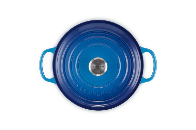 Кастрюля Le Creuset Signature с крышкой 3,3 л Синий (21177222202430) - фото 4