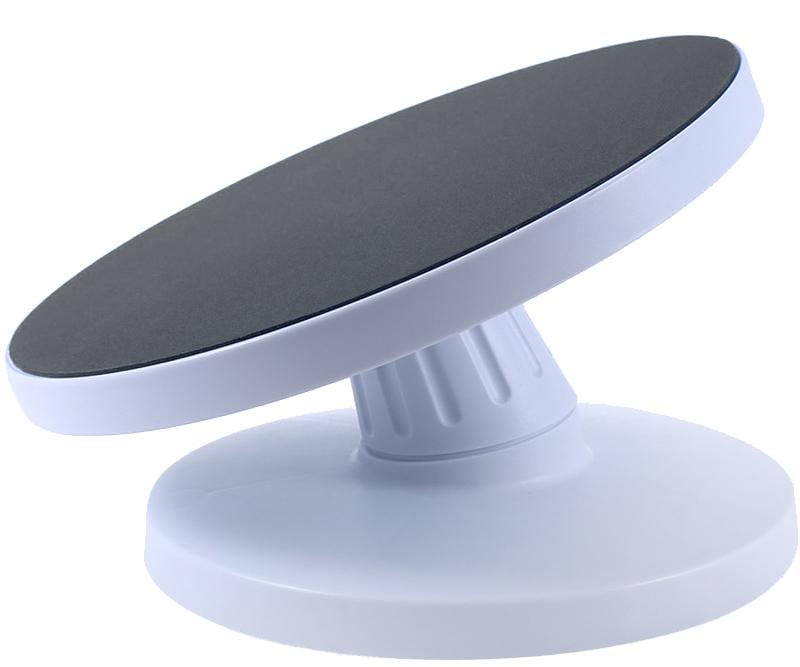 Поворотный стенд Empire Ø 30х15 см с изменяющимся наклоном для декорации торта (EM-8990)