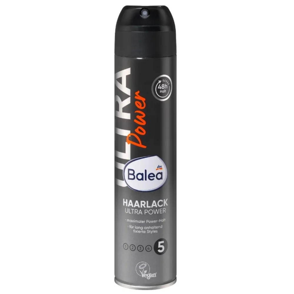 Лак Balea Haarspray Ultra Power N95 ультрасильная фиксация 300 мл