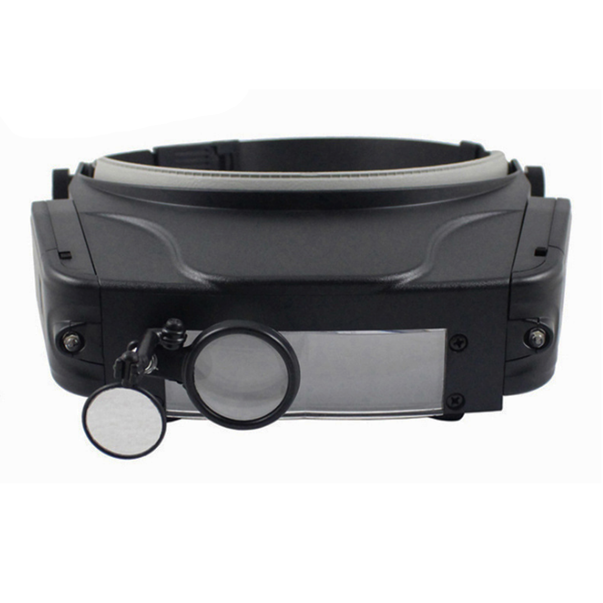 Лупа бинокулярная налобная Aoyu MG81007-C с LED подсветкой/монокуляром/зеркалом 1,5X/3X/9,5X/11X Black (160409) - фото 2 Лупа бинокулярная налобная Aoyu MG81007-C с LED подсветкой/монокуляром/зеркалом 1,5X/3X/9,5X/11X Black (160409) - фото 2